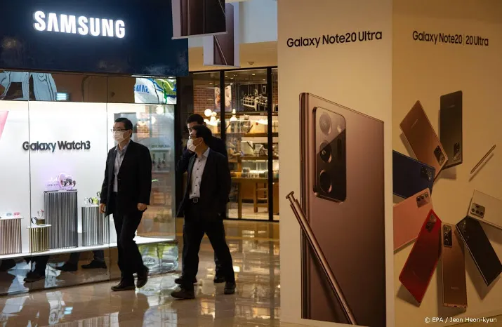 samsung profiteert van amerikaanse ban op concurrent huawei