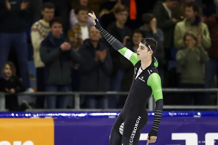 schaatser de boo bij nk snelste op eerste 500 meter