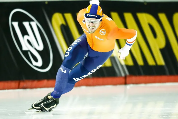 schaatser de vries nog jaar bij jumbo visma