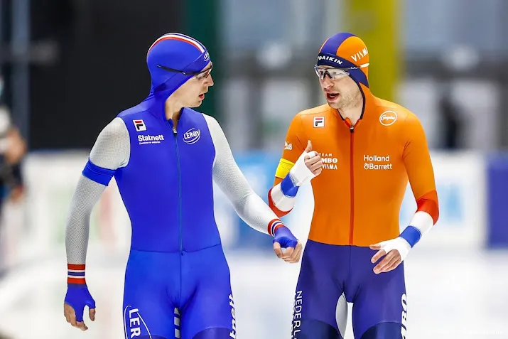 schaatser kramer eindigt in b divisie als negende op 5000 meter