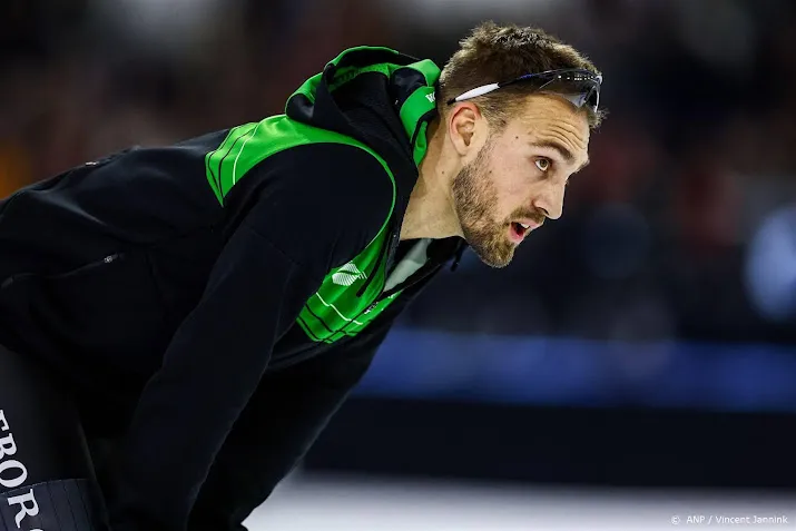 schaatser nuis geklopt door stolz maar wint klassement 1500 meter