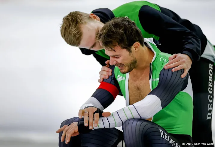 schaatser otterspeer 33 eindelijk op wilskracht naar spelen
