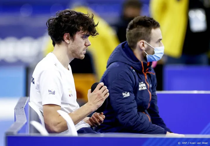 schaatser roest stelt zichzelf teleur bij wk in thialf