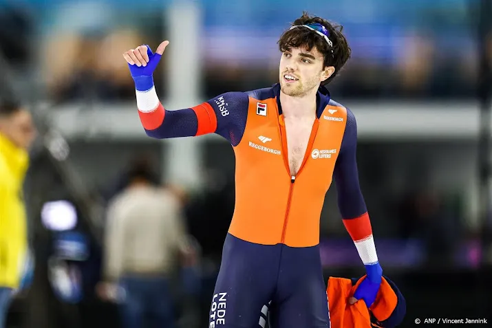 schaatser roest zorgt voor 100e nederlandse goud op wk afstanden