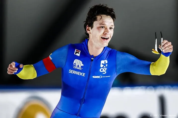 schaatser van der poel wint 5000 meter in wereldrecord 6 0156