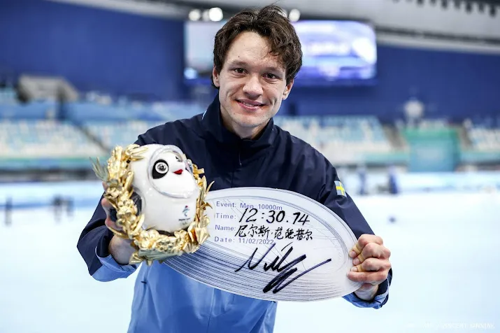 schaatser van der poel wist dat hij een wereldrecord in zich had