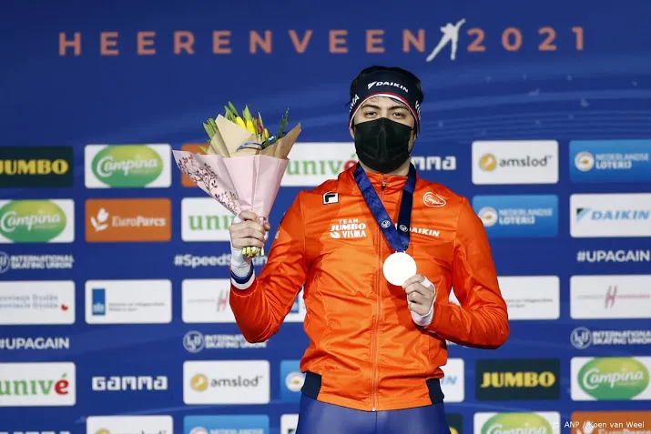 schaatser verbij deze wereldtitel lijkt op een cadeautje