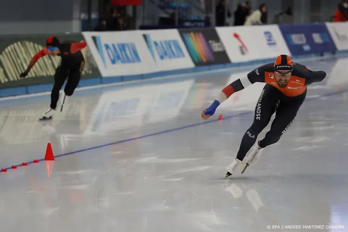 schaatsers niet in de buurt van podium op tweede 500 meter