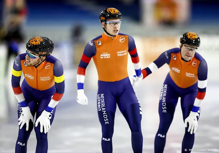 schaatsers tellen in afzondering dagen tot vertrek naar china af