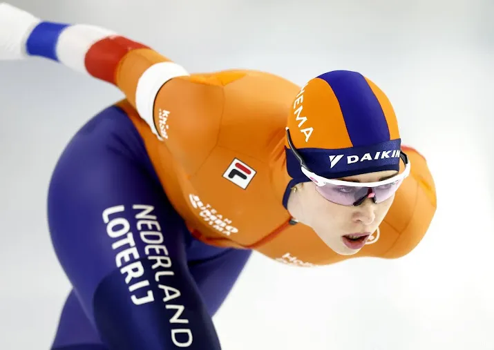 schaatsster de jong begint steeds meer te houden van 1500 meter