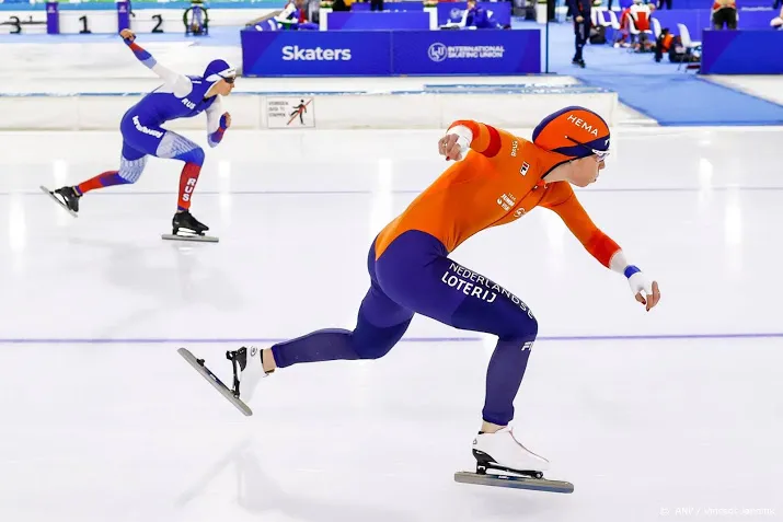 schaatsster de jong begint voortvarend aan ek allround