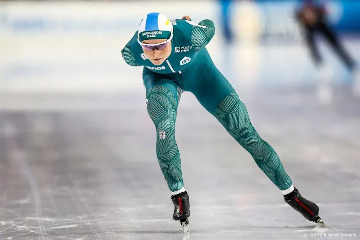 schaatsster groenewoud derde op 3000 meter zege voor wiklund