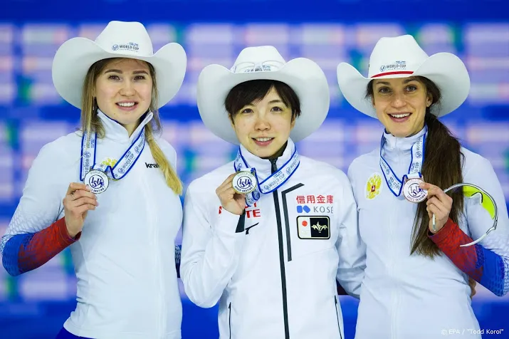 schaatsster kodaira wint ook 500 meter in calgary