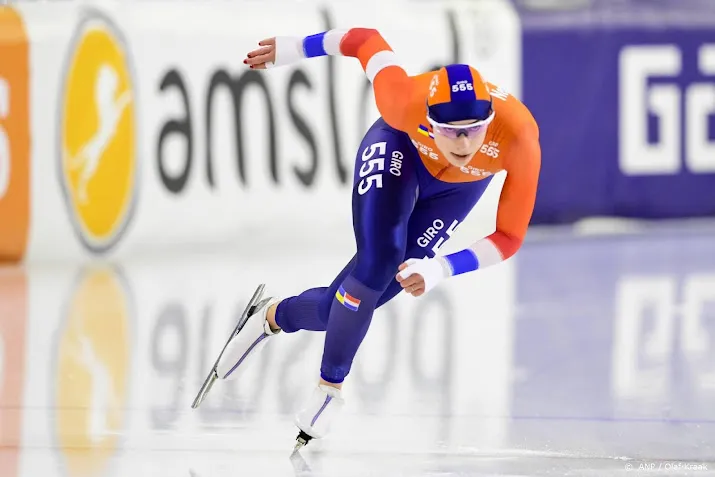 schaatsster kok op 500 meter in thialf tweede achter jackson