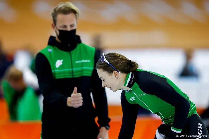 schaatsster kok wint ook de tweede 500 meter bij nk sprint