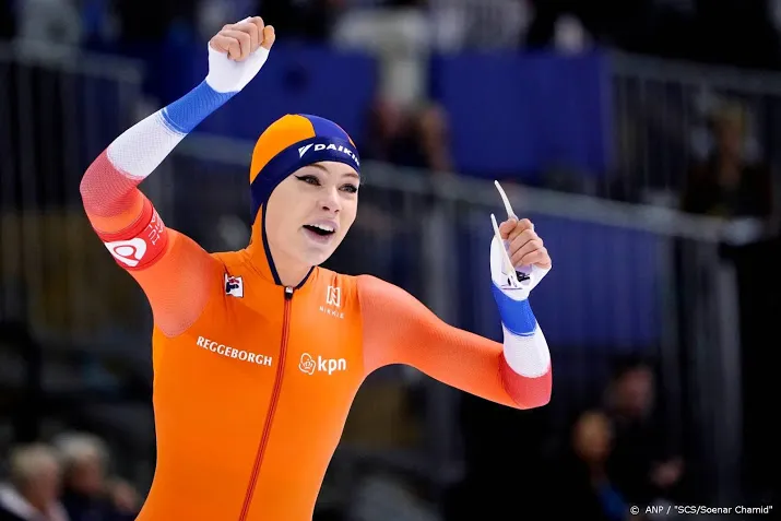 schaatsster leerdam stunt met wk goud op 1000 meter