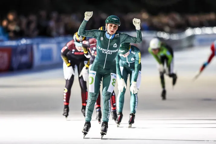 schaatsster schouten wint voor zevende keer op rij nk marathon