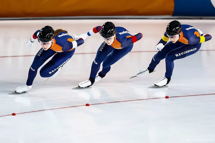 schaatssters niet van start op teamsprint titel voor polen