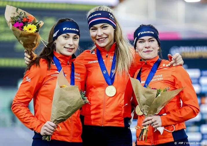 schaatssters opnieuw wereldkampioen op teamsprint