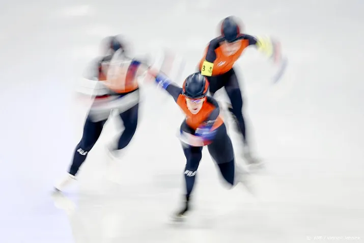 schaatssters sluiten ploegachtervolging op spelen af met brons