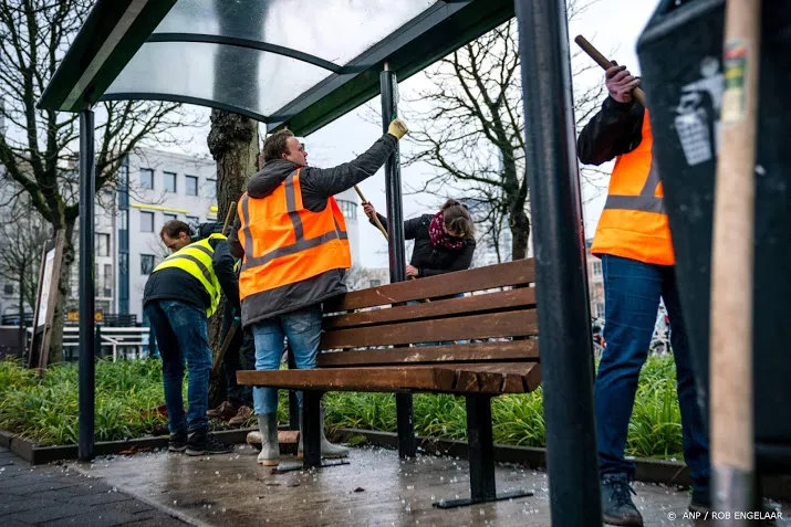 schade door rellen in eindhovense binnenstad bijna 80 000 euro