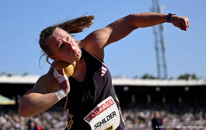 schilder en van klinken simpel door naar finale kogelstoten op ek