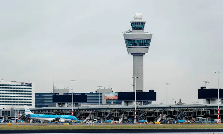 schiphol gepasseerd door frankfurt