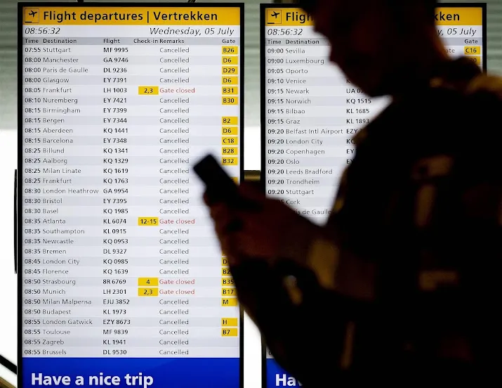 schiphol weer meer vluchten mogelijk door beter weer