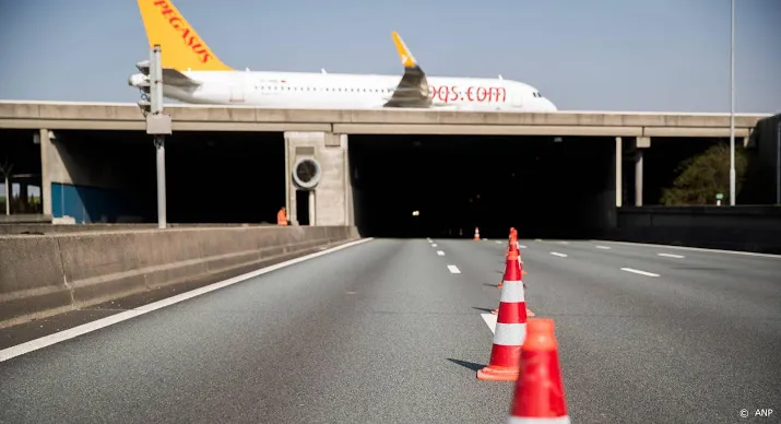 schipholtunnel a4 twee nachten dicht