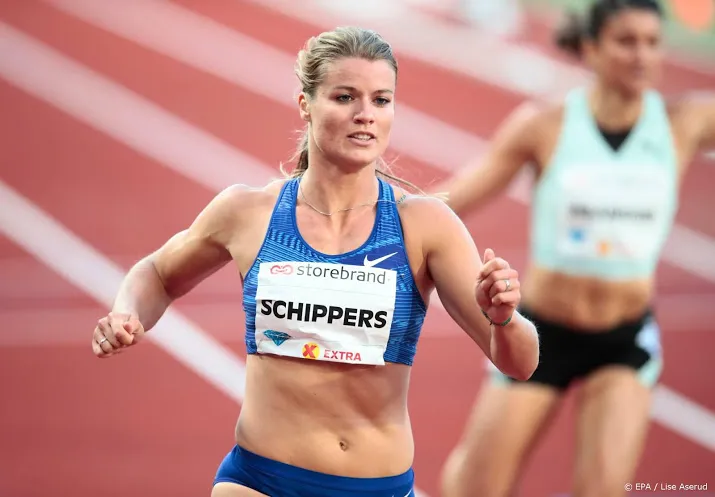 schippers naast podium 100 meter in lausanne