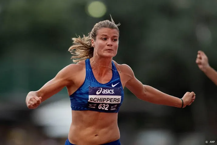 schippers snelt naar titel 100 meter