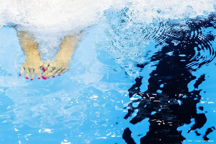 schouten tweede op 100 meter schoolslag bij wereldbeker in athene