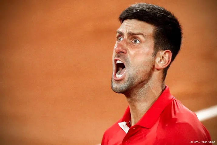 schreeuwende djokovic ontlading van opgekropte emoties