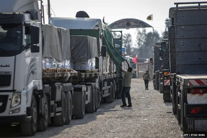 schreinemacher scanners naar grens gaza voor versnellen hulp