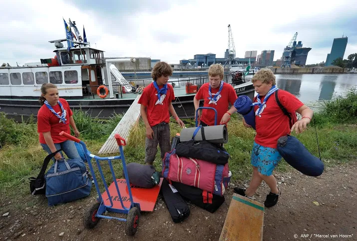 scoutingleden waalre vinden wildklem bij pad