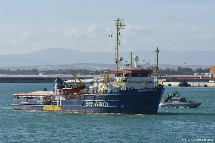 sea watch 3 vaart voorlopig nog niet uit