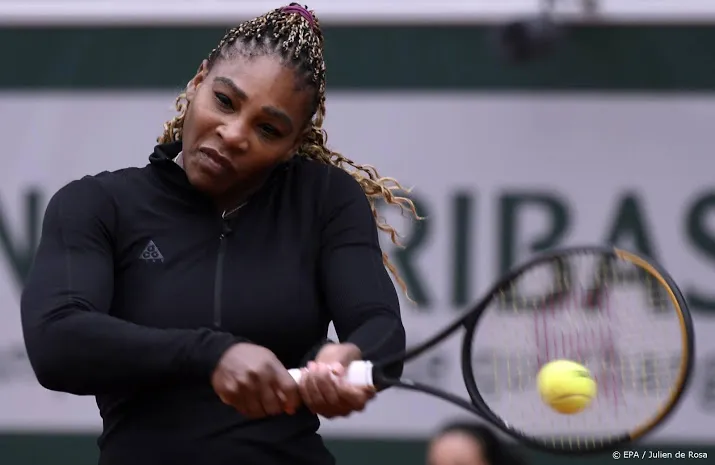 serena williams had het een set lastig tegen landgenote ahn