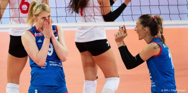 servische volleybalsters winnen opnieuw ek