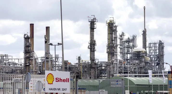 shell aan kop op voorzichtig damrak vastgoed onder druk