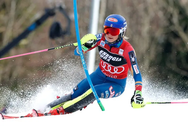 shiffrin opnieuw de beste op de slalom