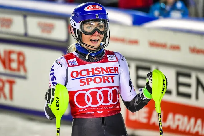 shiffrin wint eerste slalom in levi