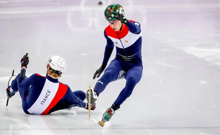 shorttracker hoogerwerf verder op 500 meter