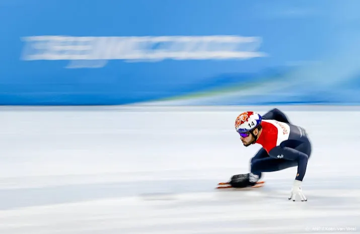 shorttracker knegt bereikt bij spelen halve finale 1500 meter