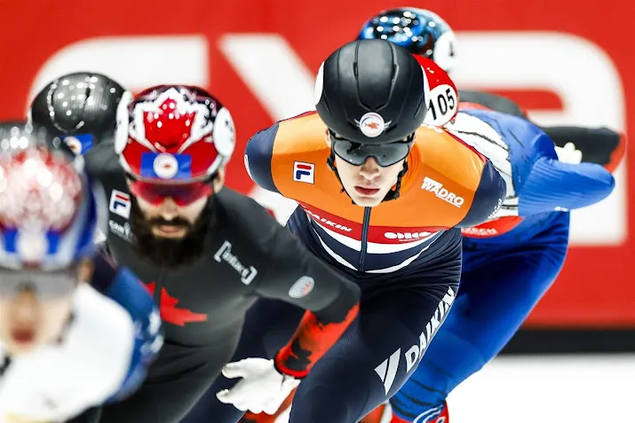 shorttracker van t wout bereikt wk finale op 1500 meter