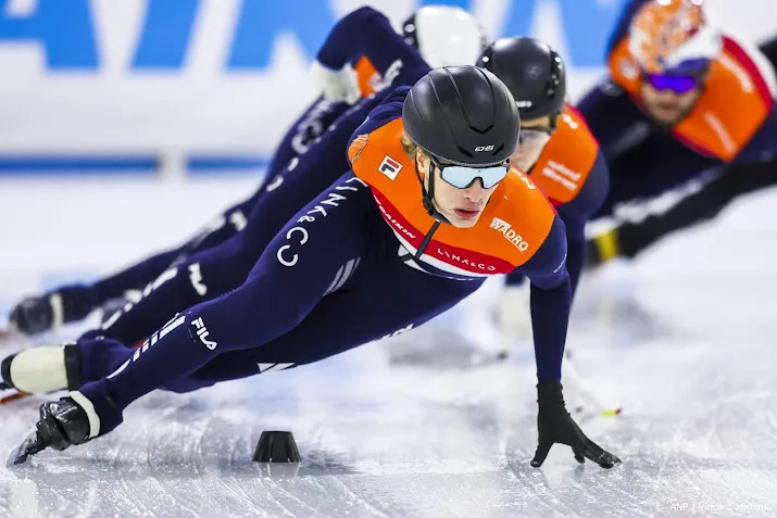 shorttracker van t wout pakt goud bij wereldbeker salt lake city