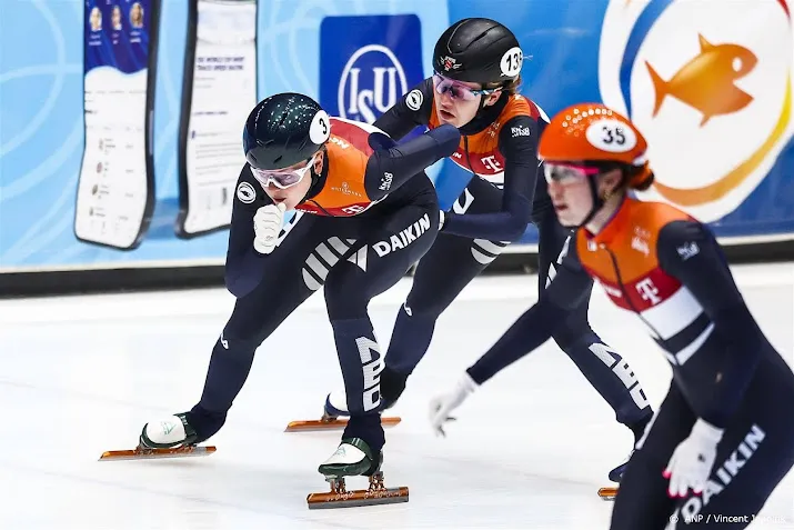 shorttrackers beginnen wereldbekerfinale in dordrecht goed
