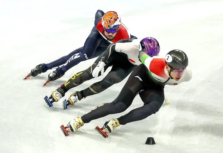 shorttrackers pas in april naar canada voor wk