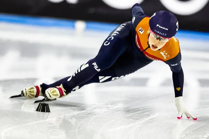 shorttrackster schulting ook de beste op 1000 meter in heerenveen