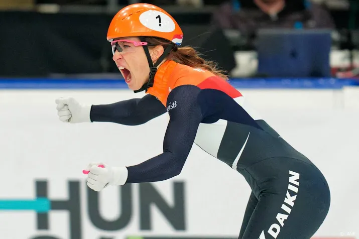 shorttrackster schulting pakt ook ek goud op 500 meter