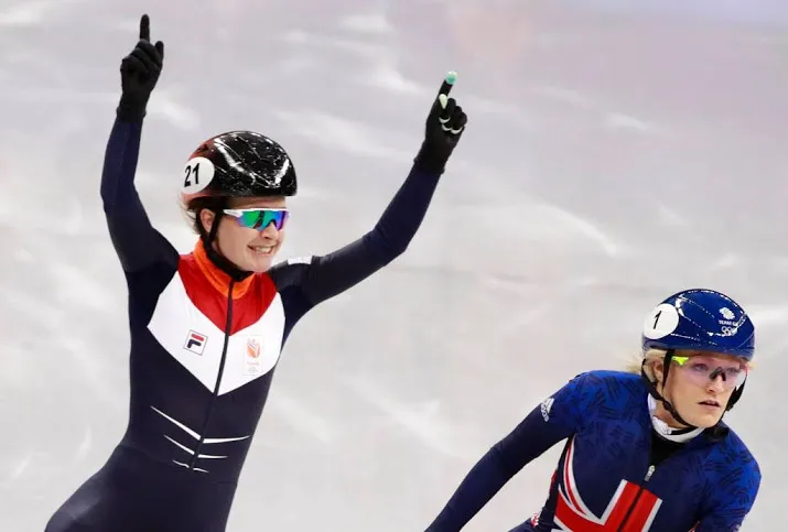 shorttrackster van kerkhof pakt zilver spelen